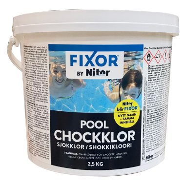 Fixor by Nitor Pool Chockklor Granulat 2,5kg