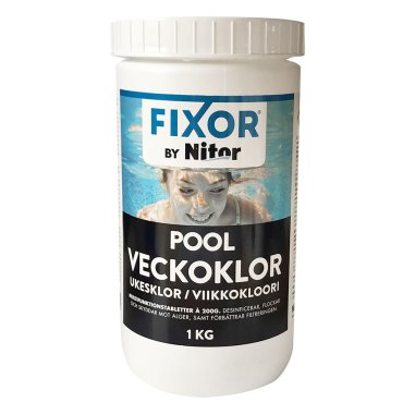 Fixor by Nitor Pool Veckoklor Multifunktionstablett 200gr, 1kg