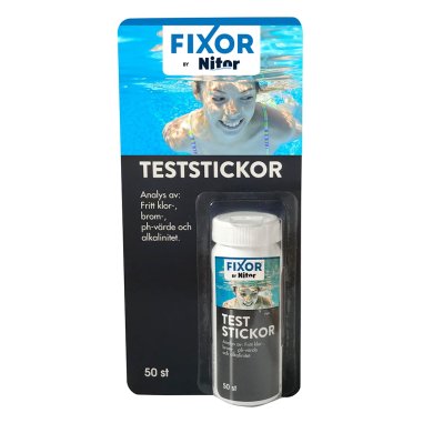 FIXOR BY Nitor Teststickor klor/brom/ph/alka 50st