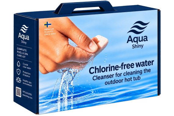 AquaShiny Spa Water Cleaner - Förpackning