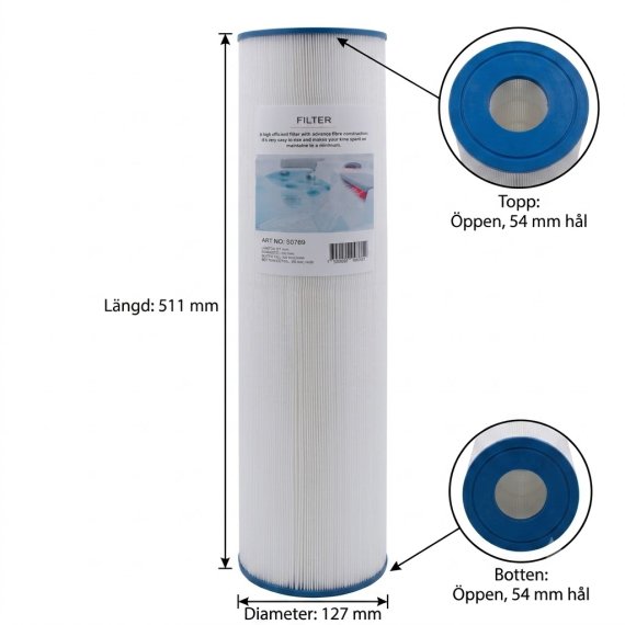 Filter för Hydropool Self Cleaning