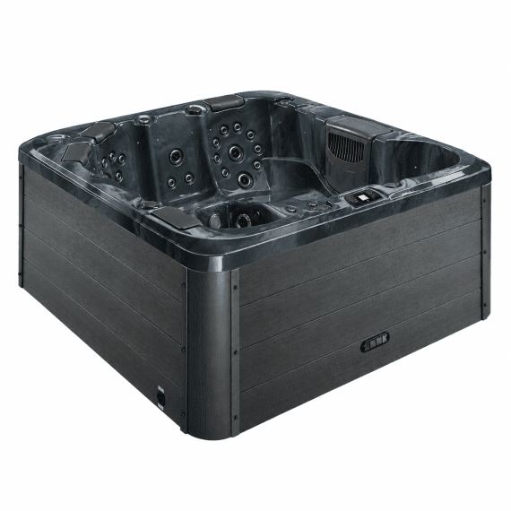 Spabad-Nordpool-Oden-Svart-6-personer-sidovy