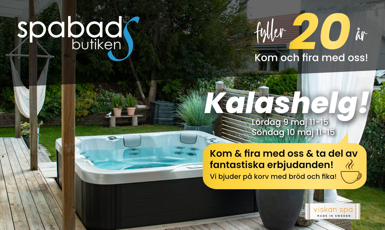 Kalashelg - Spabadsbutiken fyller 20 år!